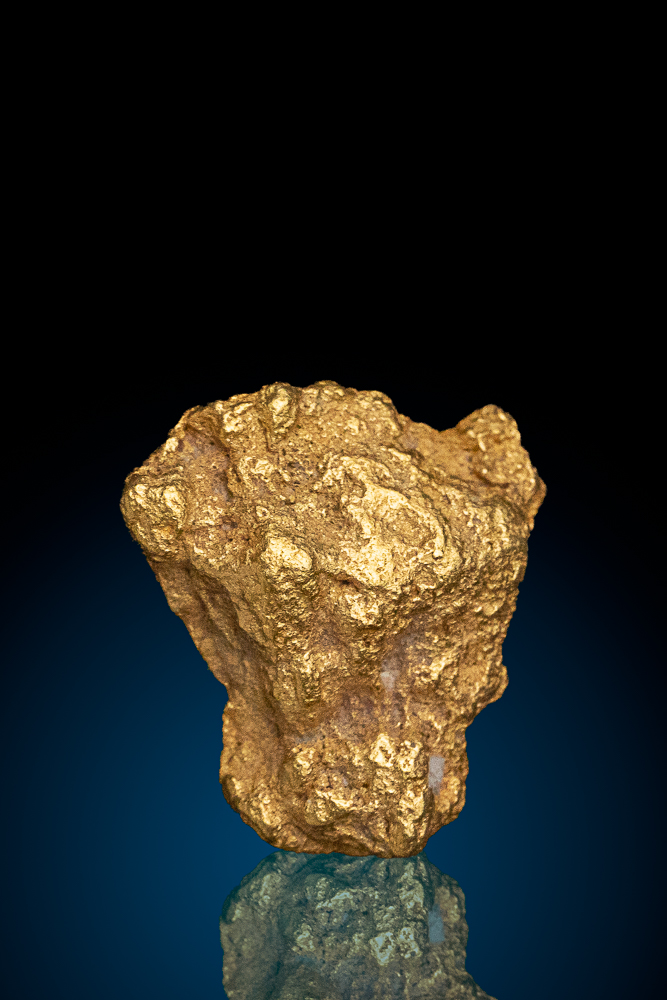 (image for) Beautiful Triangular Natural Colorado Gold Nugget - 2.92 grams